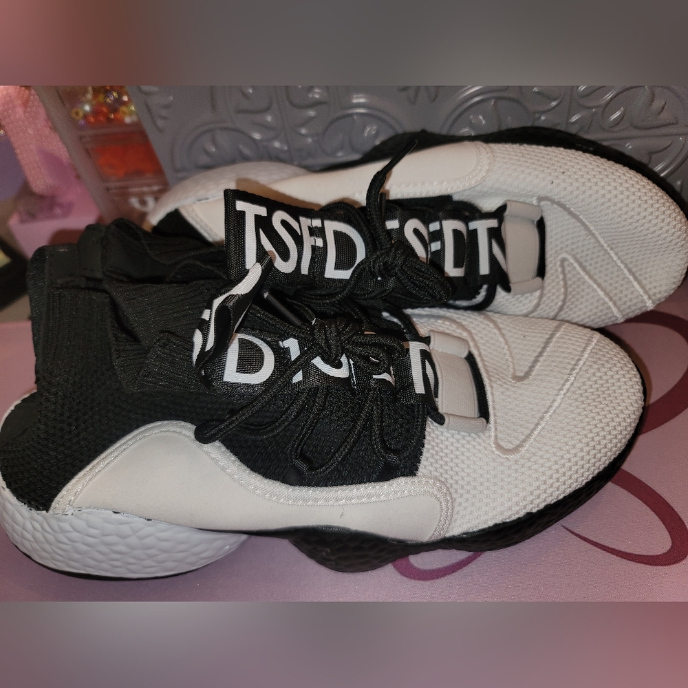 ZGRZPMGR Men's Sneakers (Unisex) High Gang Basketball Shoes Light -Sz 42 Size 10 - Picture 5 of 9